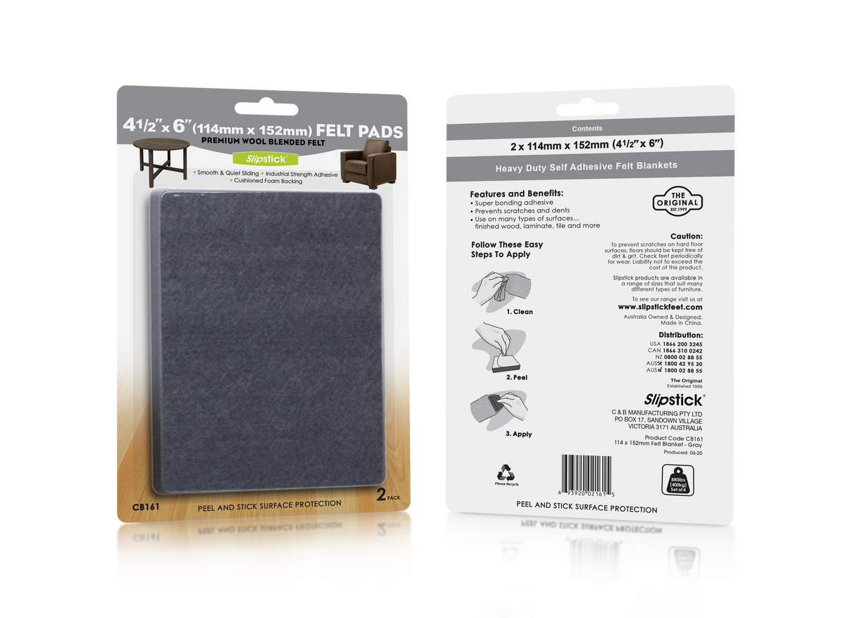 Felt Blanket – Cut to Size (Grey) CB161