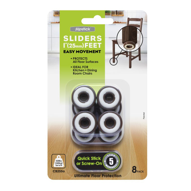 Slipstick Feet – 25mm (Chocolate)