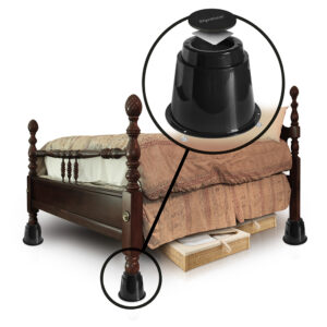 Bed &amp; Furniture Risers – 5″ (Black)