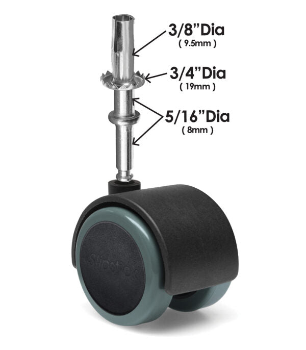 Rubber Castor Wheels – 50mm